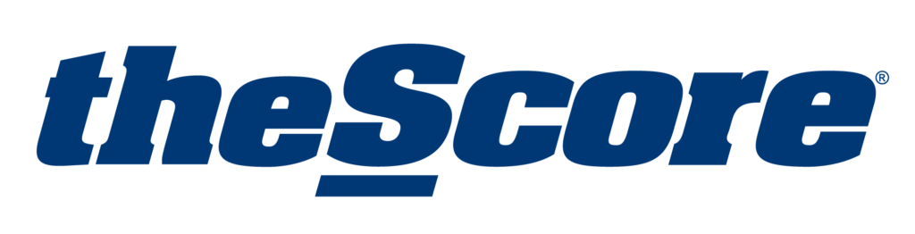 TheScore logo blue